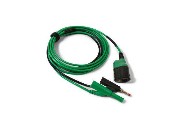 TA406 Pico BNC+ przewód testowy:  4mm stała masa 3m Zielony