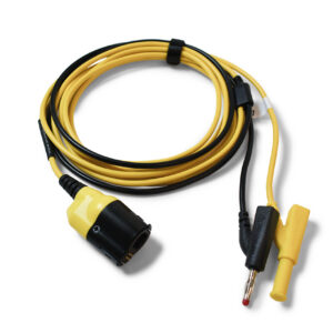 TA407 PicoBNC+ przewód testowy:  4mm stała masa 3m Żółty